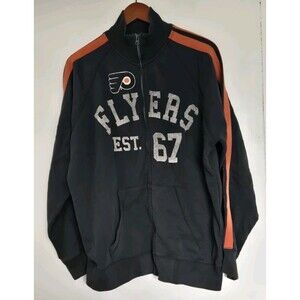 Philadelphia Flyers Banner 47 Sweatshirt Mens XL Full Zip NHL Hockey Stitched